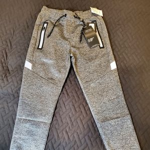 Kids charcoal Grey joggers size 10/12M boys  NWT